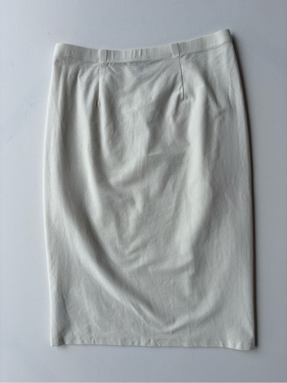 NWT Eileen Fisher K/L Stretch Pencil Skirt in Bone - Picture 6 of 9